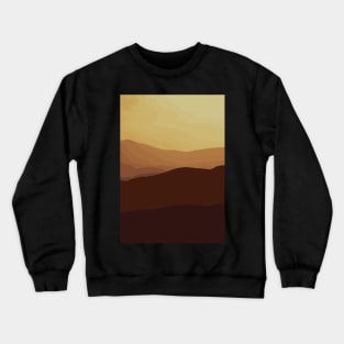 Mountain sunset Crewneck Sweatshirt